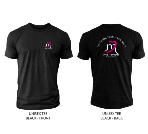 ME and MOM Black Tee